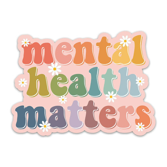 (3PCs) Mental Health Matters Sticker